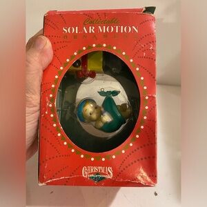 Christmas Traditions Solar Motion Ornament (DQ)